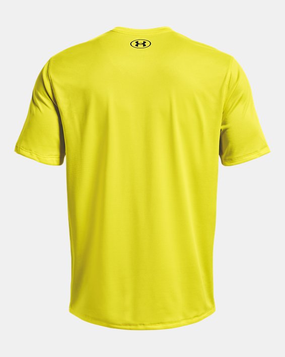 Men's UA Tech™ Vent Short Sleeve, Yellow, pdpMainDesktop image number 5
